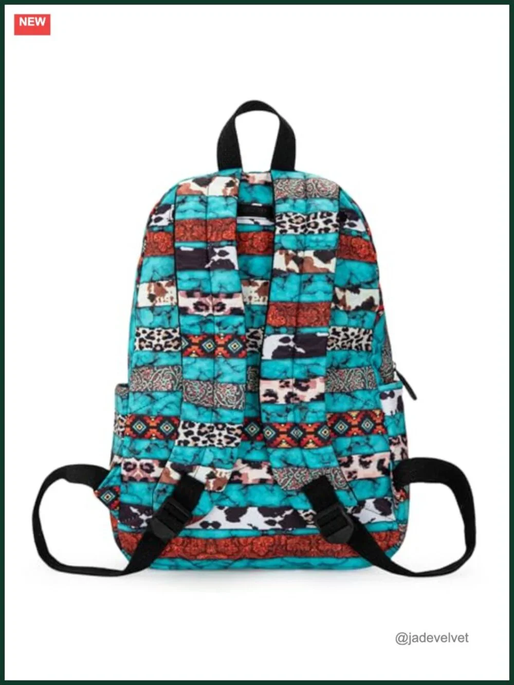 Western Boho Backpack Purse Waterproof Laptop Daypack Large Capacity Travel